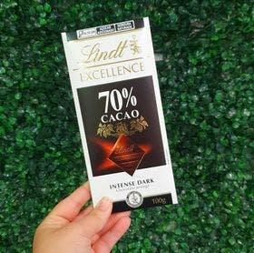 LINDT Chocolate Amargo 70% Cacau